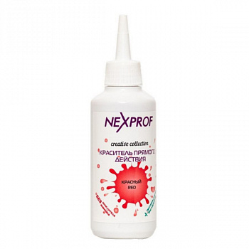 Краситель прямого действия Creative collection Nexprof 150 мл Красный/Red