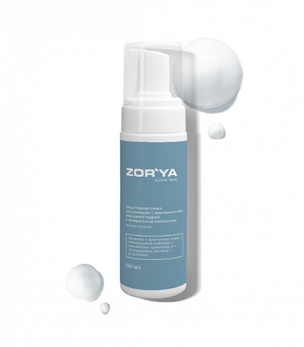 Мицеллярная пенка для умывания с аминокислотами, жемчужной пудрой и минеральным комплексом RENEWAL MOUSSE, 160 мл