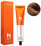 Перманентная крем-краска для волос OLLIN N-joy 100 мл махагон, золотистый, русый 6/35 темно-русый золотисто-махагоновый