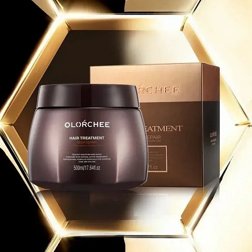 Маска для волос глубокое восстановление OLORCHEE 500 мл для поврежденных волос