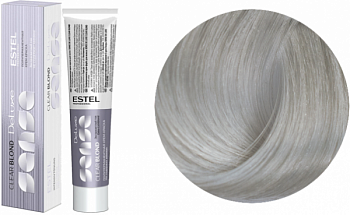 Полуперманентная крем-краска для волос CLEAR BLOND Estel SENSATION DELUXE 60 мл блондин, пепельный 11|18 очень светлый блондин пепельно-жемчужный