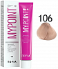 Перманентная крем-краска для волос Tefia MYPOINT 60 мл 106 специальный блондин махагоновый