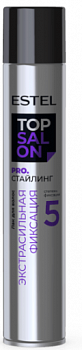 Лак для волос Top Salon Pro. Стайлинг Estel 400 мл экстрасильная фиксация (5)