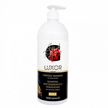 Шампунь для ежедневного применения ph 5.5 Luxor for salon services 1000 мл для окрашенных волос