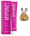 Перманентная крем-краска для волос Tefia MYPOINT 60 мл блондин 9.0 очень светлый блондин натуральный
