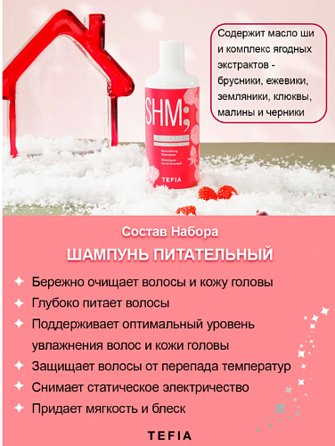 Шампунь питательный TEFIA MYCARE WINTER MAGIC 