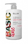 Шампунь для частого применения с экстрактом листьев камелии OLLIN Basic line 750 мл для всех типов волос
