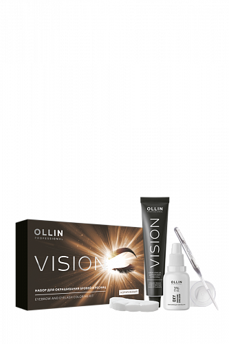 Крем-краска для бровей и ресниц OLLIN VISION 20+20 мл коричневый