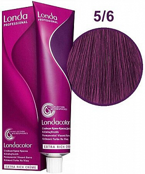 Стойкая крем-краска для волос Londa Professional Londacolor 60 мл фиолетовый, золотистый, шатен 5/6 светлый шатен фиолетовый