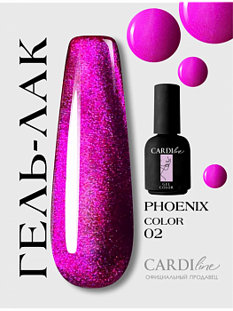 Гель лак кошачий глаз PHOENIX 02