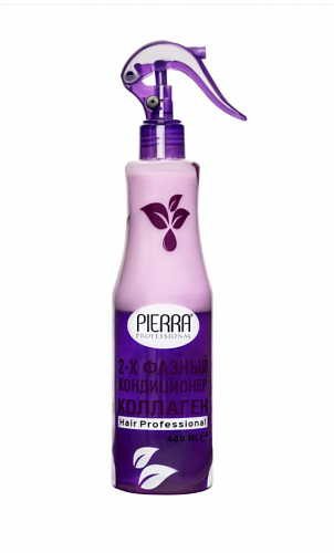 Кондиционер 2х-фазный для волос с коллагеном  Collagen Conditioner PIERRA 400 мл