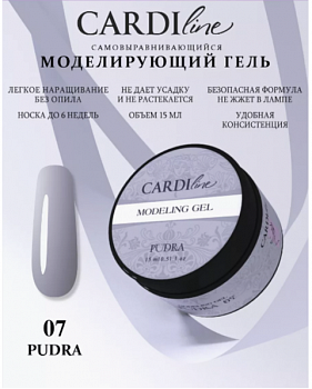 Моделирующий гель CARDILINE PUDRA 07