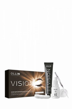 Крем-краска для бровей и ресниц OLLIN VISION 20+20 мл холодно-коричневый