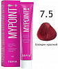 Перманентная крем-краска для волос Tefia MYPOINT 60 мл 7.5 блондин красный