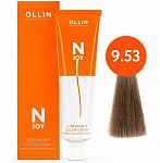 Перманентная крем-краска для волос OLLIN N-joy 100 мл блондин, махагон, золотистый 9/53 блондин махагоново-золотистый
