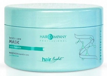 Маска для волос HAIR COMPANY Hair Light Keratin Care 500 мл для всех типов волос