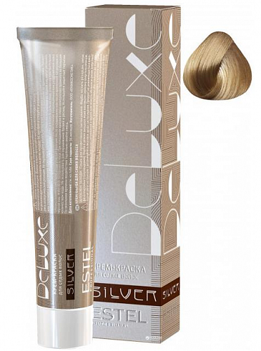 Крем-краска для седых волос Estel DELUXE SILVER 60 мл блондин, пепельный, золотистый 9|31 блондин золотисто-пепельный