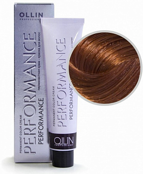 Перманентная крем-краска для волос OLLIN PERFORMANCE 60 мл медный, золотистый, русый 7/34 русый золотисто-медный