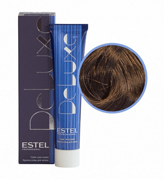 Краска-уход для волос Estel Deluxe 60 мл коричневый, красный, русый 6|75 темно-русый коричнево-красный