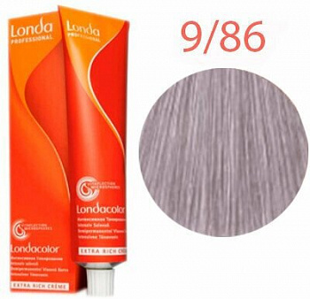 Интенсивное тонирование (без аммиака) Londa Professional Londacolor 60 мл блондин, фиолетовый 9/86 очень светлый блонд жемчужно-фиолетовый