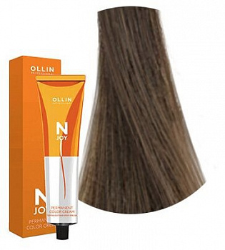 Перманентная крем-краска для волос OLLIN N-joy 100 мл русый 6/0 темно-русый