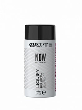 Жидкий воск для моделирования волос профессиональный Liquify Sculpted Look Liquid Wax NOW 100 мл Selective Professional.