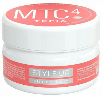 Матовая глина Tefia STYLE.UP 75 мл сильная фиксация