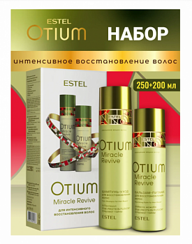 Набор ESTEL "Otium Miracle Revive" шампунь-уход 250 мл + бальзам-питание 200 мл