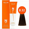 Перманентная крем-краска для волос OLLIN N-joy 100 мл 8/32 светло-русый золотисто-фиолетовый