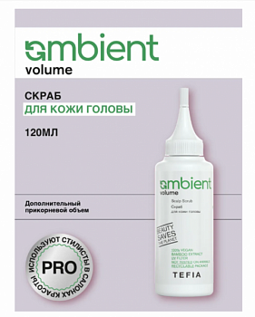Скраб для кожи головы  TEFIA AMBIENT VOLUME Scalp scrub 120 мл