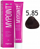 Перманентная крем-краска для волос Tefia MYPOINT 60 мл 5.85 светлый брюнет коричнево-красный