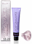 Перманентная крем-краска для волос OLLIN PERFORMANCE 60 мл блондин, фиолетовый 11/22 специальный блондин фиолетовый