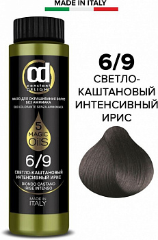 Масло для окрашивания волос без аммиака Constant DELIGHT MAGIC 5 OILS 50 мл коричневый, каштановый 6/9 светло-каштановый интенсивный ирис