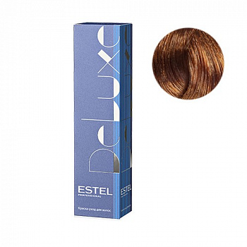Краска-уход для волос Estel Deluxe 60 мл коричневый, медный, русый 7|47 русый медно-коричневый