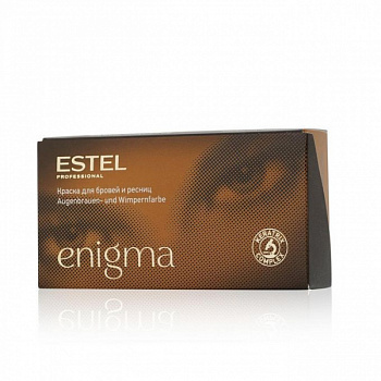 Краска для бровей и ресниц Estel ENIGMA 20+20 мл коричневый