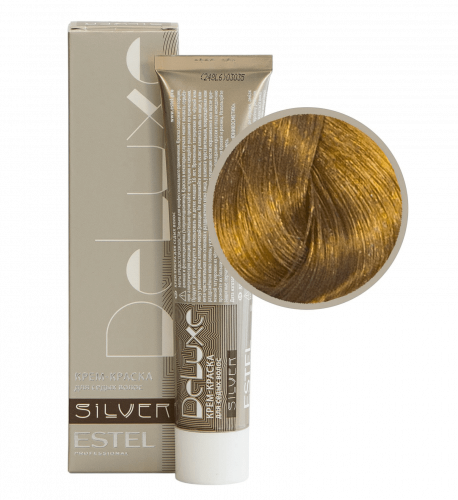 Крем-краска для седых волос Estel DELUXE SILVER 60 мл коричневый, блондин, золотистый 9|37 блондин золотисто-коричневый