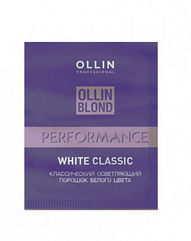 Осветляющий порошок для волос Performance белый цвет OLLIN Ollin Blond 30 мл