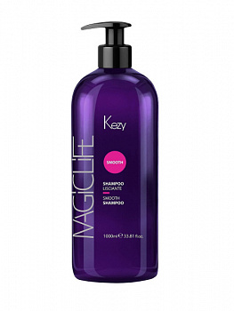 Шампунь разглаживающий Smooth Kezy Magic Life 1000 мл для вьющихся волос