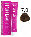 Перманентная крем-краска для волос Tefia MYPOINT 60 мл блондин 7.0 блондин натуральный