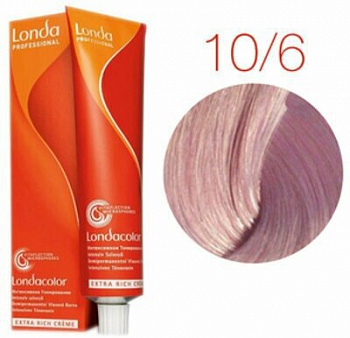 Интенсивное тонирование (без аммиака) Londa Professional Londacolor 60 мл блондин, фиолетовый 10/6 яркий блонд фиолетовый