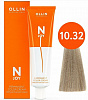 Перманентная крем-краска для волос OLLIN N-joy 100 мл 10/32 светлый блондин золотисто-фиолетовый