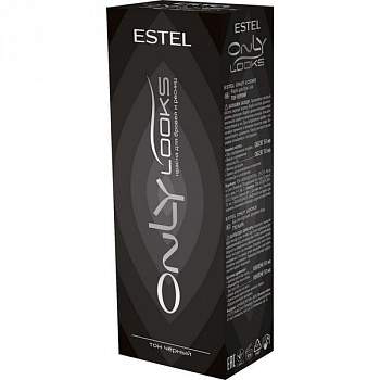 Краска для бровей и ресниц Estel ONLY Looks 50+30 черный