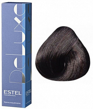 Краска-уход для волос Estel Deluxe 60 мл 4|6 шатен фиолетовый