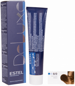 Краска-уход для волос Estel Deluxe 60 мл русый 8|0 светло-русый