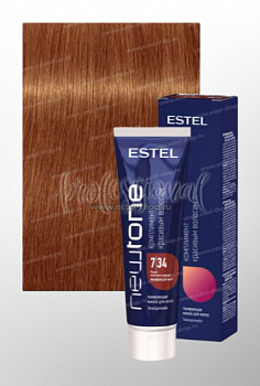 Estel NewTone 7/34 Русый золотисто-медный Тонирующая маска для волос 60 мл.