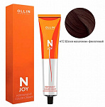 Перманентная крем-краска для волос OLLIN N-joy 100 мл махагон, фиолетовый, шатен 4/52 шатен махагоново-фиолетовый