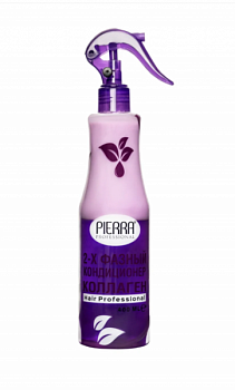 Кондиционер 2х-фазный для волос с коллагеном  Collagen Conditioner PIERRA 400 мл