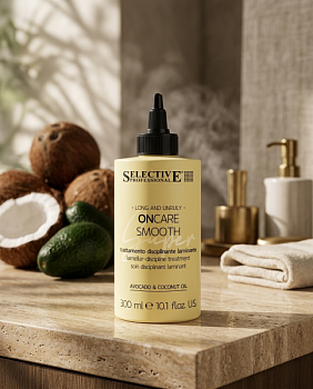 Супердисциплинирующий флюид для ламинирования волос Selective ONCARE SMOOTH 300 мл