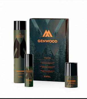 ESTEL Professional Набор ESTEL ALPHA GENWOOD "Традиции" (шампунь 300 мл + дезодорант 50 мл + спрей д/ног 100 мл)