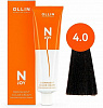 Перманентная крем-краска для волос OLLIN N-joy 100 мл 4/0 шатен